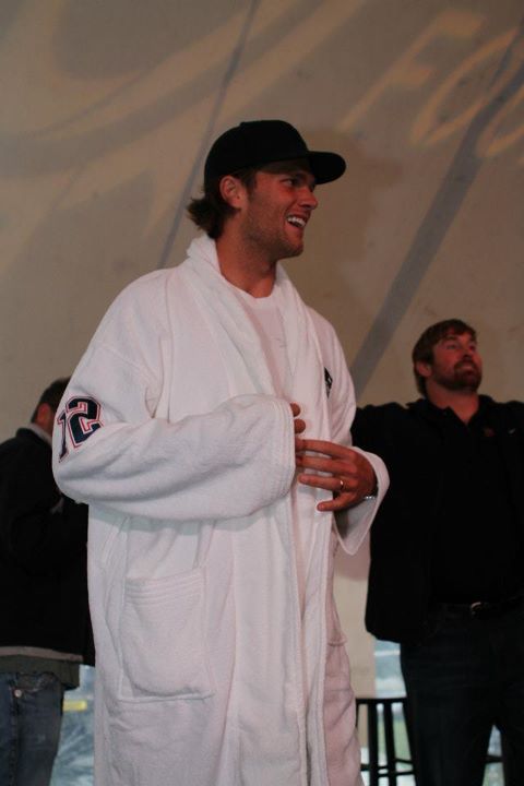 Tom Brady in a Bathrobe