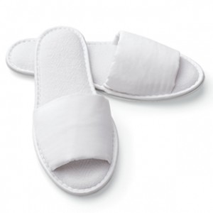 White Toweling Slippers for Sale